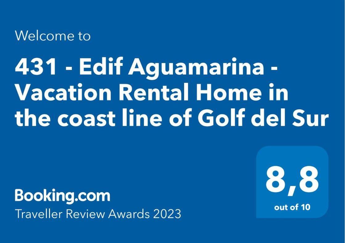 431 - Edif Aguamarina - Vacation Rental Home In The Coast Line Of Golf Del Sur سان ميغيل ذي أبونا المظهر الخارجي الصورة