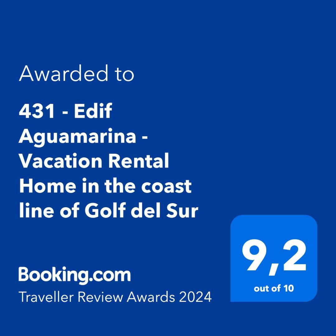 431 - Edif Aguamarina - Vacation Rental Home In The Coast Line Of Golf Del Sur سان ميغيل ذي أبونا المظهر الخارجي الصورة